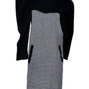 Sincerely Jules Monochrome Houndstooth Dress
